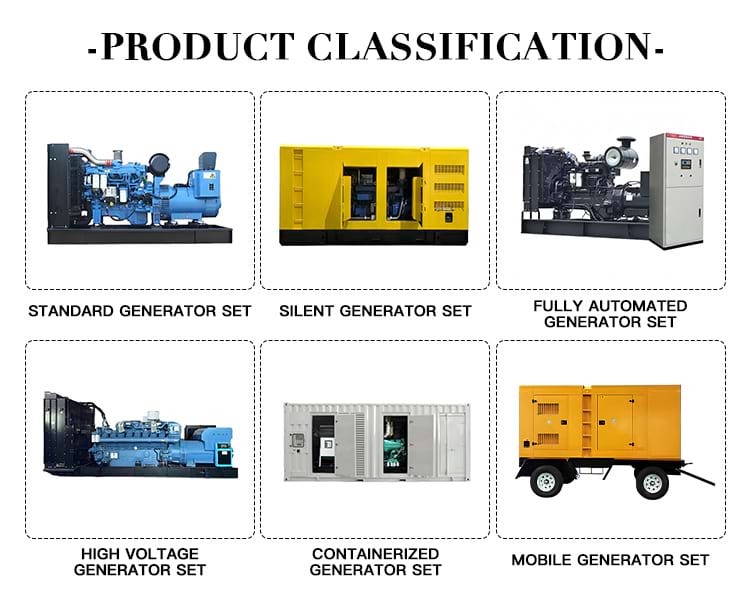 10-50KW Cummins Diesel Generator Set
