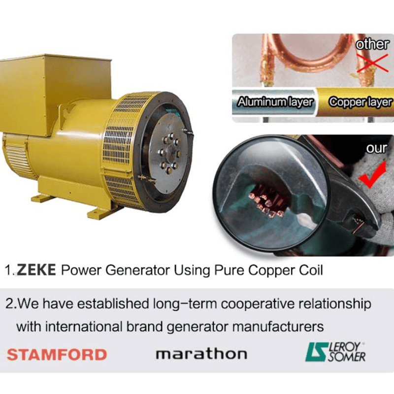 10-80KW Diesel Generator Set With Yuchai Engine