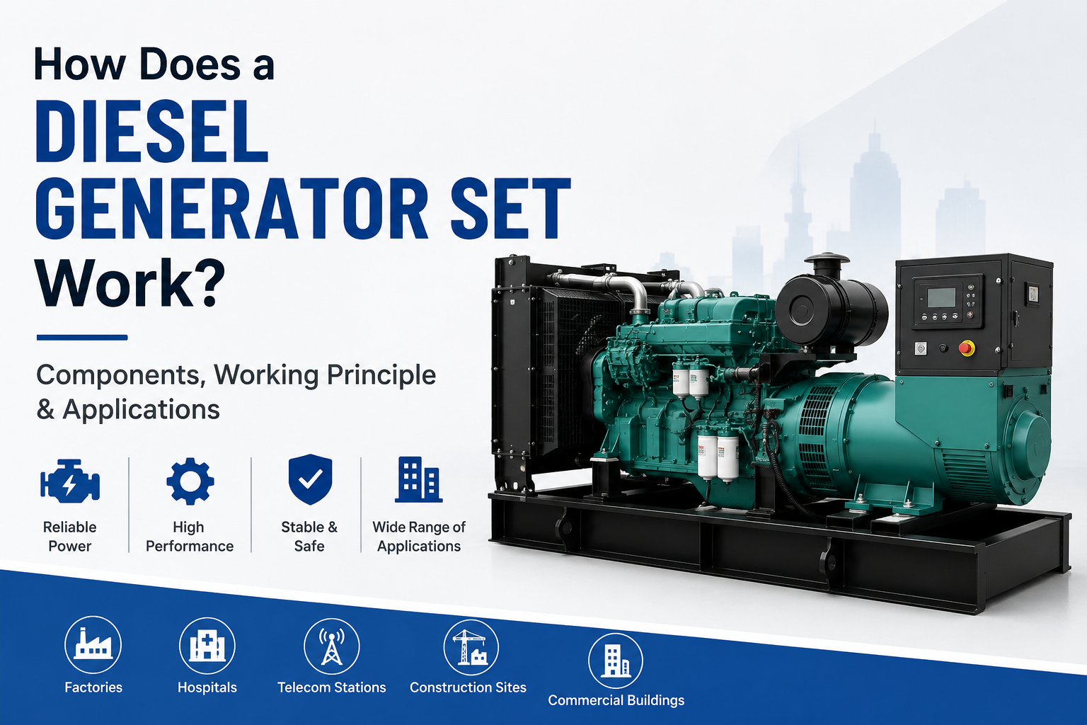 How Does a Diesel Generator Set Work?
